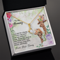 Love Message Gift for Mother - To My Mommy From Your Tummy Ryan Giraffe - To My Mom Necklace - Mother's Day Gift - Birthday Gift Necklace Handmade