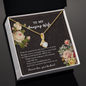 To My Wife Necklace - Valentines Day Gifts for Wife - Wife Birthday Gift - Gift From Husband - Love Knot Necklace - Birthday Present - Holiday  Gift for Wife - Best Gift for Soulmate - Diamond Necklace for Her Birthday Present