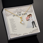To My Future Wife Necklace - Two hearts for wife - To My Wife Necklace From Husband - To My Soulmate Necklace For Women - Alluring Beauty Necklace for soulmate