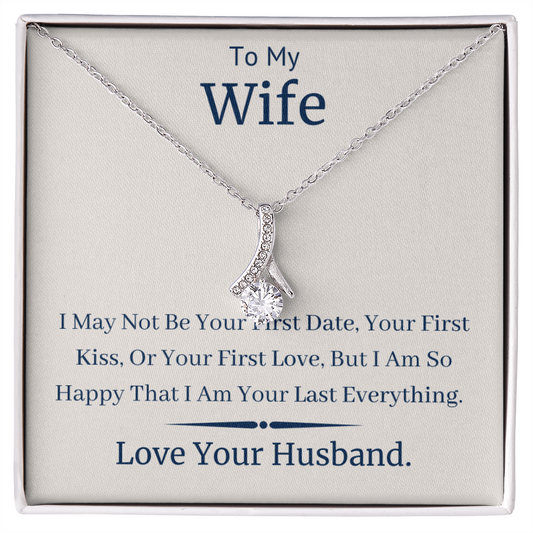 Couple Necklace Set - Friendship Necklaces - Customize Couple Necklace - Best Necklace for Wifey - to My Wife Necklace From Husband - to My Soulmate Necklace for Women