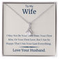 Couple Necklace Set - Friendship Necklaces - Customize Couple Necklace - Best Necklace for Wifey - to My Wife Necklace From Husband - to My Soulmate Necklace for Women