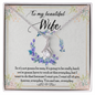 To My Soulmate Necklace For Women - To My Wife Necklace From Husband - To My Beautiful Wife - You And Me Forever Everyday - Forever love from Hubby - Gift for your lady