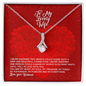 Love Your Husband - To My Wife Necklace From Husband - To My Soulmate Necklace For Women - Necklace For Wife From Husband - To My Lovely Wife -  Forever Love Necklace