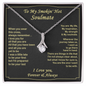 Gift For Your Soulmate - You Are My Inspiration - Love Knot - Wife Birthday Gift - Anniversary Gift For Wife from Husband - Gold Woman Name Jewelry -  Personalized Anniversary Gift for Wife - Romantic Wife Gift