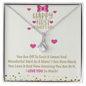Happy First Mother's Day! I Love You So Much! - Cute Neckless for her - Mother's Day Gift - Soulmate Gift - Romantic Gift for Wife - Diamond Neckless for her - Neckless for Wifey - Neckless for First Mother