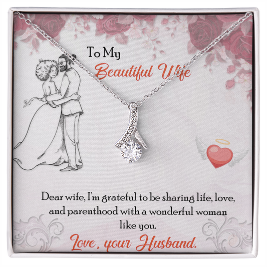 Couple Necklace Set -Friendship Necklaces - Customize Couple Necklace - Handmade Necklace for wife - Birthday Gift for wife - Diamond Necklace for wife