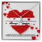 To My Beautiful Wife - Always Remember I Love You - Handmade Necklace for Wife - Beloved Wife Gift - Romantic Message From Husband - Best Love Gift for Her