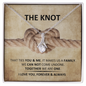 True Lover's Knot Necklace - I Love You Forever & Always -  I Love You Forever & Always - To My Wife Necklace From Husband - Couple Best Gift - Wadding Gift for her- To My Soulmate Necklace For Women - A necklace that connect both