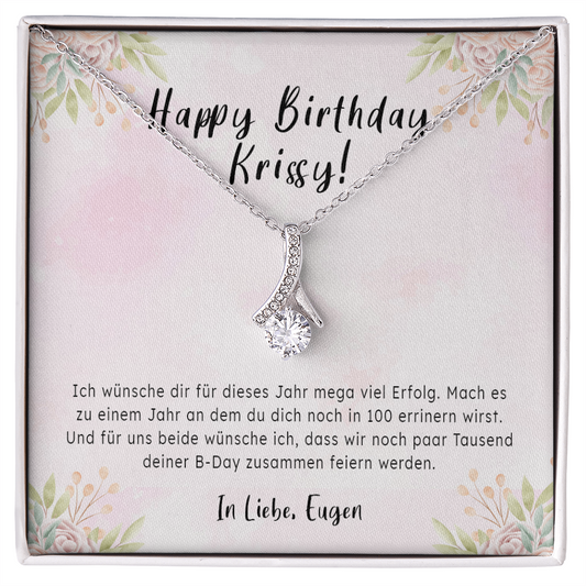 Romantic Wife Gift - Wife Birthday Surprise - wife gift from  future husband - Anniversary Gift For Wife - Wife  Birthday Gift - Best Birthday Gift for your soulmate- Happy Birthday Krissy - Ultra Geheimes Projekt -