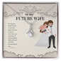 To My Future Wife Necklace - Two hearts for wife - To My Wife Necklace From Husband - To My Soulmate Necklace For Women - Alluring Beauty Necklace for soulmate