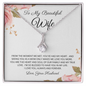 To My Wife Necklace From Husband - To My Soulmate Necklace For Women - To My Beautiful Wife Necklace - Handmade Necklace for soulmate - Couple Necklace Set - Friendship Necklaces