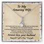 Gift For My Wife - Romantic Wife Gift - Wife Birthday Surprise - To My Amazing Wife Necklace - Gift For Wife - Still Choose You - Love Knot - Customize Couple Necklace  - Valentine's day gift - Gift for her him - Anniversary gift