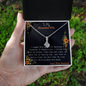 Valentines Day Gifts For Wife, Gift For My Wife, Romantic Wife Gift, Wife Birthday Surprise, Wife Birthday Gift, Wife Necklace, To My Wife Necklace From Husband, Diamond coloure Neckless for Beautiful soulmate