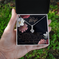 To My Wife Wedding Anniversary Gift - To My Queen - To My Wife Necklace With Message Card - Anniversary Gift For Wife - To My Wife Necklace Anniversary Gift For Wife