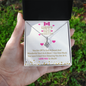 Happy First Mother's Day! I Love You So Much! - Cute Neckless for her - Mother's Day Gift - Soulmate Gift - Romantic Gift for Wife - Diamond Neckless for her - Neckless for Wifey - Neckless for First Mother