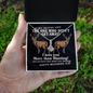 I Love You More Than Hunting - To My Trophy Wife - White Gold Name Necklace - To My Wife Necklace - Valentines Day Gifts For Wife - Hunting Neckless for wifey - Romantic Neckless gift for soulmate