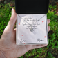 To My Daughter Meaningful Message Card Jewelry Box, Gift for Daughter's Birthday Graduation, Thoughtful for Her from Mom, 2026 Birthday Alluring Beauty Necklace