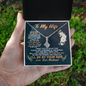 To My Wife I'll Be By Your Side Love Your Husband -To My Soulmate Necklace For Women -  To My Wife Necklace From Husband - Wife Birthday Gift - Anniversary Gift For Wife from Husband