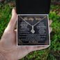 To My Wife Loving Your Husband - To My Wife Necklace From Husband - To My Soulmate Necklace For Women - Necklace For Wife From Husband -