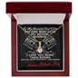 To My Smokin' Hot Wife - Happy Mothers Day - Gets my motor runnin' - To My Wife Necklace From Husband - To My Soulmate Necklace For Women - To My Wife Necklace From Husband