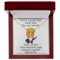 Alluring Beauty Necklace You are a great Wife The Best Terrific, Valentines Day Gifts For Wife, Wife Birthday Gift, Anniversary Gift For Wife from Husband, Personalized Anniversary Gift for Wife, Valentines Day Gift
