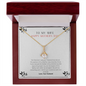 To My Wife - Woman of My Dreams - Necklace - To My Wife Necklace With Message Card - Hand-made Neckless for Beloved wife - Best Birthday Gift for her - Anniversary Gift for her