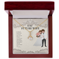 To My Future Wife Necklace - Two hearts for wife - To My Wife Necklace From Husband - To My Soulmate Necklace For Women - Alluring Beauty Necklace for soulmate