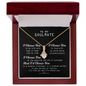 To My Soulmate - Alluring Necklace - Best Romantic message card for wife - Anniversary Gift For Wife from Husband - Necklace For Wife From Husband - Birthday gift for Girlfriend - Gift for soulmate