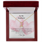 To My Soulmate - I Love You Necklace - To My Wife Necklace From Husband - To My Soulmate Necklace For Women - To My Wife Necklace With Message Card