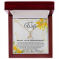 14 Year Wedding Anniversary Gift For Wife, 14th Anniversary Gift For Her, 14 Year Anniversary Gift Ideas, 14th Anniversary Gifts, To My Wife Necklace From Husband, To My Soulmate Necklace For Women