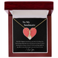 Couple Necklace Set - Friendship Necklaces - Customize Couple Necklace - Gift For My Wife - Romantic Wife Gift - To My Soulmate Necklace For Women - Golden colour Neckless for Beloved wife