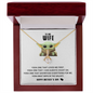 To My Wife - Yoda Best Wife In the Galaxy  Best Gift for wife - Best Wife Gift - Engagement Gift - Anniversary Jewelry for Her - Romantic message card for her