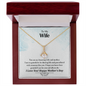 To My Wife, Your An Amazing Wife And Mother Never-Ending Love Necklace - To My Wife Necklace - Husband Gift For Wife - Engagement Gift - Gift For Women - Birthday Gift- My Future Wife - Anniversary Gift For Wife