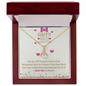 Happy First Mother's Day! I Love You So Much! - Cute Neckless for her - Mother's Day Gift - Soulmate Gift - Romantic Gift for Wife - Diamond Neckless for her - Neckless for Wifey - Neckless for First Mother