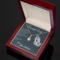 White Gold Name Necklace, 14K Solid Gold Name Pendant, Gold Woman Name Jewelry, For My Beautiful Wife Love Your Husband, Necless for your beloved wife, Neckless Gift for your wife,