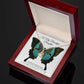 To My Daughter Meaningful Message Card Jewelry Box, Gift for Daughter's Birthday Graduation, Thoughtful for Her from Mom, 2026 Birthday Alluring Beauty Necklace