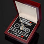 To My SMOKIN' HOT SWEETHEART I Love You - Biker - To My Wife Necklace - Valentines Day Gifts For Wife - To My Wife Necklace From Husband - To My Soulmate Necklace For Women