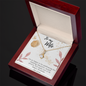 To My Wife Necklace - Gift for Wife Birthday - Happy Birthday My Love - Handmade  jewelry for wife - Diamond  Necklace  for soulmater
