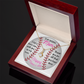 To The Best Baseball Mom Happy Mother's Day Necklace Gifts Ideas for Mom Mommy Mama from Daughter or Son, Motivational Card Jewelry for Her