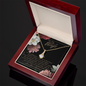 To My Wife Wedding Anniversary Gift - To My Queen - To My Wife Necklace With Message Card - Anniversary Gift For Wife - To My Wife Necklace Anniversary Gift For Wife