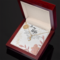Gift for Wife Birthday - To My Wife Necklace - Happy Birthday My Love - Valentines Day Gifts For Wife -  Wife Birthday Gift -  Anniversary Gift For Wife from Husband -  Wife Gift -  Wife Necklace