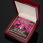 To My Wife Necklace - Romantic Gift for Wife - White Gold Pendant - Handmade  Necklace for wife - Handmade Necklace for soulmate - Best for her - Happy mother's day Gift - Gift For My Wife - Romantic Wife Gift - Wife Birthday Surprise