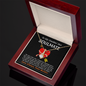 To My Smokin' Hot Soulmate Love Always Your Welder - To My Queen - To My Wife Necklace Anniversary Gift For Wife - Heart shape Design Box for your soulmate