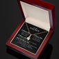 To My Soulmate - Alluring Necklace - Best Romantic message card for wife - Anniversary Gift For Wife from Husband - Necklace For Wife From Husband - Birthday gift for Girlfriend - Gift for soulmate