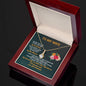 To My Wife Love Your Husband Necklace - Gift For My Wife - Romantic Wife Gift - Wife Birthday Surprise - To My Wife Necklace - Husband Gift For Wife - Couple Necklace Set -Best Birthday Gift for her
