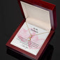 To My Soulmate - I Love You Necklace - To My Wife Necklace From Husband - To My Soulmate Necklace For Women - To My Wife Necklace With Message Card