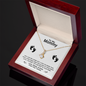 Personalised Baby Bump - To My Mum/Mummy Necklace - Mother's day Gift - Gift for mom With Message card - Gift from Tummy