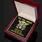 YODA ONE - MY WIFE - ELEGANT NECKLACE - To My Wife Yoda One I Met - Best Gift for her - Wife Gift - Soulmate Gift - Necklace for her - Wadding Gift