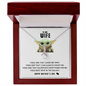 To My Wife - Yoda Best Wife In the Galaxy  Best Gift for wife - Best Wife Gift - Engagement Gift - Anniversary Jewelry for Her - Romantic message card for her
