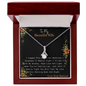 Valentines Day Gifts For Wife, Gift For My Wife, Romantic Wife Gift, Wife Birthday Surprise, Wife Birthday Gift, Wife Necklace, To My Wife Necklace From Husband, Diamond coloure Neckless for Beautiful soulmate